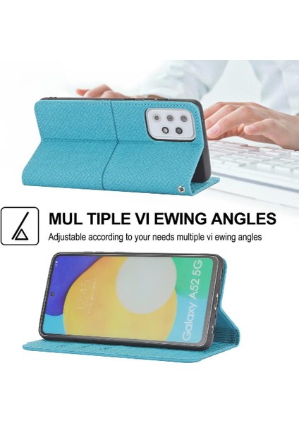 Galaxy A73 El Cüzdan Pu Deri Kapak Çevirin Folio Kitap (Yurt Dışından)