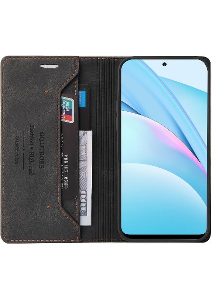 Xiaomi 10T Lite Premium Deri Kickstand Iki Kart Yuvaları Için Kılıf (Yurt Dışından) fırsatları