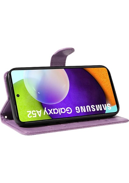 El Kayışı ve Kart Yuvası Cüzdan ile Galaxy GALAXY/A52S Için Kılıf (Yurt Dışından) indirimleri