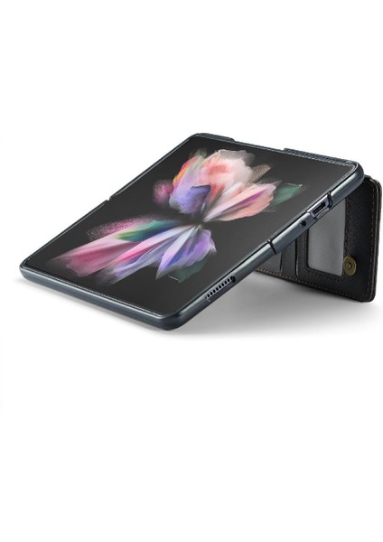 Galaxy Z Fold 3 5g Rfıd Engelleme Kickstand Için Caseme Cüzdan Kılıf (Yurt Dışından)