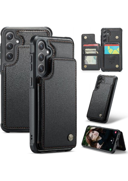 Galaxy S24 Artı Rfıd Engelleme Kickstand Için Caseme Cüzdan Kılıf (Yurt Dışından)