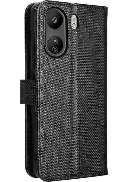 Xiaomi Redmi 13C Kart Tutucu Kapak Için Kılıf Kickstand Manyetik Cüzdan (Yurt Dışından) modelleri