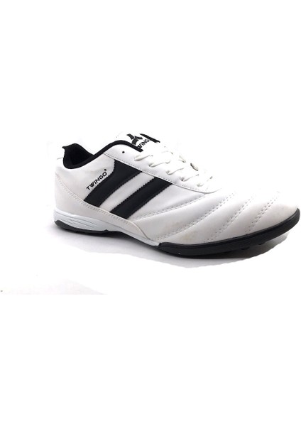 Beyaz-Siyah Büyük Numara Erkek Halı Saha Futbol Ayakkabı fiyatları