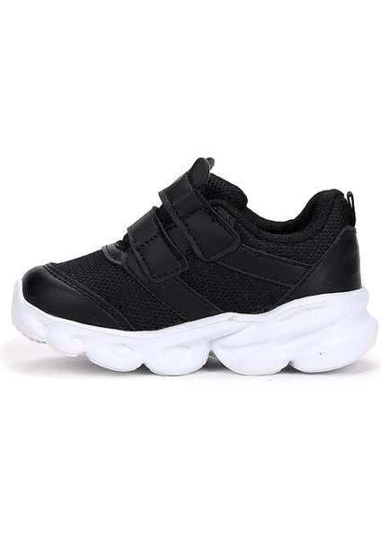 Caty Işıklı Siyah Bebe Spor Ayakkabı