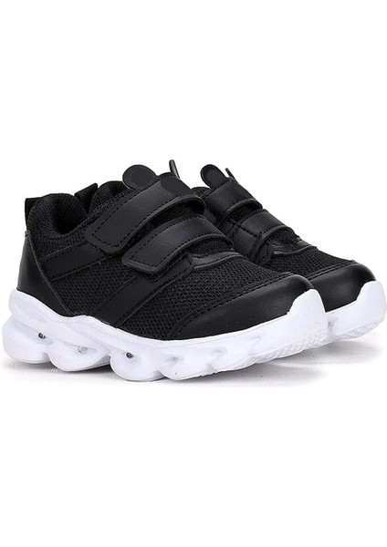 Caty Işıklı Siyah Bebe Spor Ayakkabı