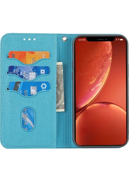 IPhone 13 Için Kılıf Flip Folio Kitap Kredi Kartı Tutucu Pu Deri Kapak (Yurt Dışından)