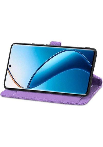 SZY Market Realme 12 Pro Iş Için Çok Renkli Cüzdan Flip Fermuar Tarzı Yuvası (Yurt Dışından)