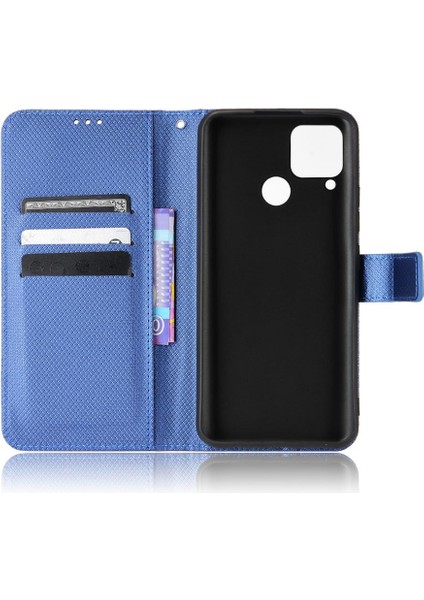 Realme C15 Kart Tutucu Kickstand Manyetik Cüzdan Kapağı Için Kılıf (Yurt Dışından) fırsatları