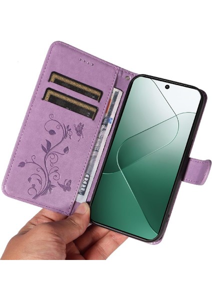 Xiaomi 14 Cüzdan Telefon Kılıfı Için El Kayışı ile Yüksek Kaliteli Deri (Yurt Dışından) indirimleri