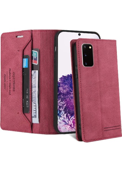 Galaxy S20 Kickstand Iki Kart Yuvaları Premium Deri Kılıf (Yurt Dışından) fırsatları