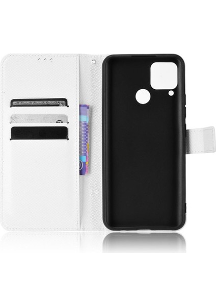 Realme C15 Kart Tutucu Kickstand Manyetik Cüzdan Kapağı Için Kılıf (Yurt Dışından) modelleri