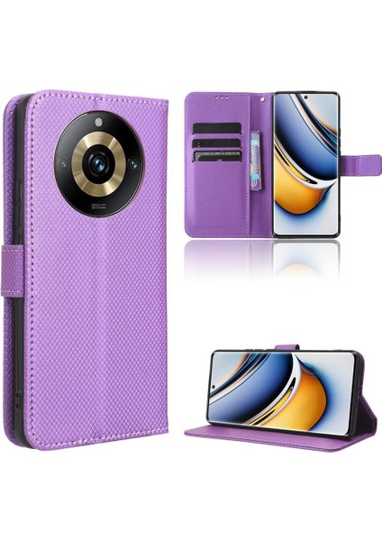 Realme 11 Pro/pro Artı 5g Manyetik Cüzdan Kapak Kickstand Kart (Yurt Dışından)