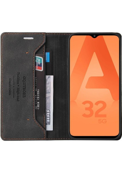 Galaxy A32 5g Premium Deri Iki Kart Yuvaları Premium (Yurt Dışından) fırsatları