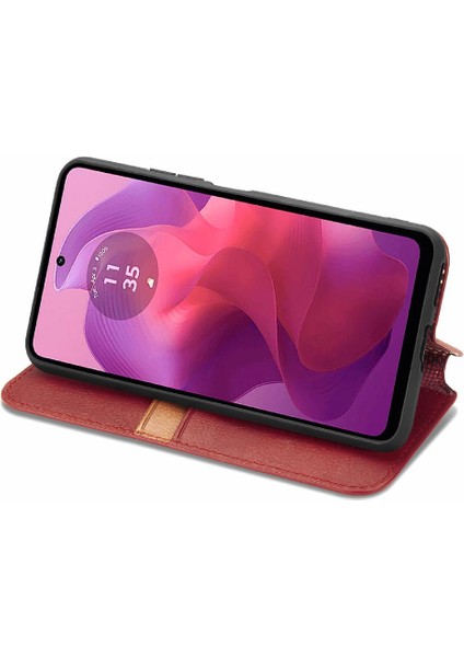 Motorola Moto G24 Zarif Iş Moda Tasarım Cüzdan Kılıf (Yurt Dışından) fiyatları