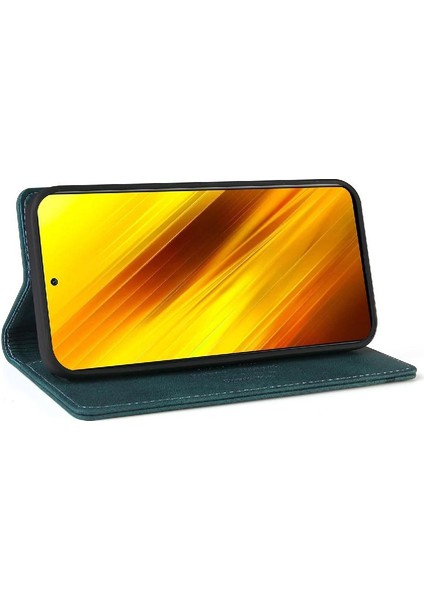 Xıaomı Poco X3 Nfc Iki Kart Yuvaları Premium Deri Premium (Yurt Dışından)