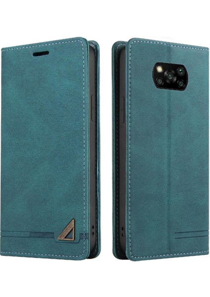 Xıaomı Poco X3 Nfc Iki Kart Yuvaları Premium Deri Premium (Yurt Dışından)