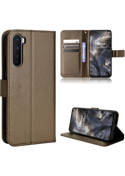 Oneplus Nord Kapak Manyetik Cüzdan Kickstand Kart Tutucu Için Kılıf (Yurt Dışından)
