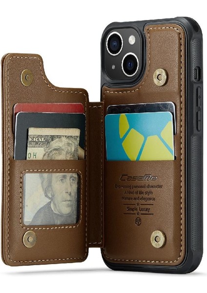 IPhone 15 Için Caseme Cüzdan Durumda Kickstand Pu Deri Kart Tutucu Ince (Yurt Dışından) indirimleri