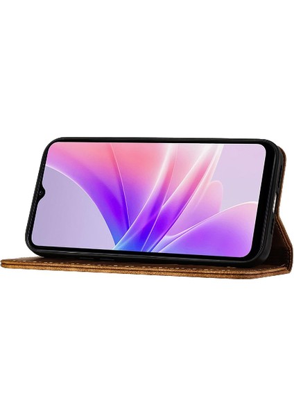 Oneplus Nord N300 Için Kılıf Tutucu Kapak Kabartmalı Kelebek Kedi Cüzdan (Yurt Dışından)