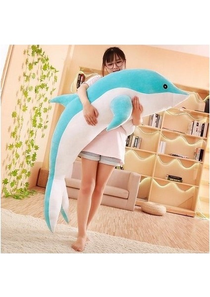 Xinh 50 cm Peluş Yunus Oyuncak - Mavi (Yurt Dışından)