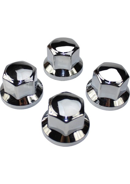 Tır Kamyon Için 10 Adet Krom Bijon Anahtar Kapağı (33 Mm)
