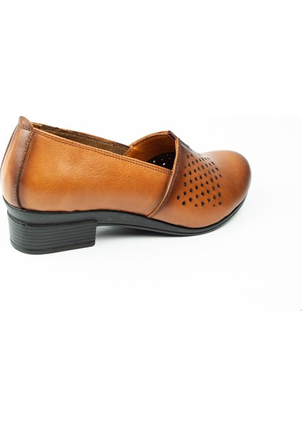914 Taba Deri Kadın Günlük Ayakkabı fırsatları