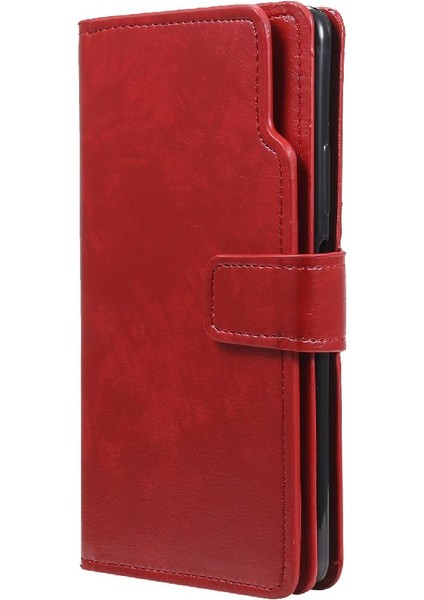 Xiaomi Redmi Not 10 5g Için Kickstand Cüzdan Manyetik Pu Deri 9 (Yurt Dışından)