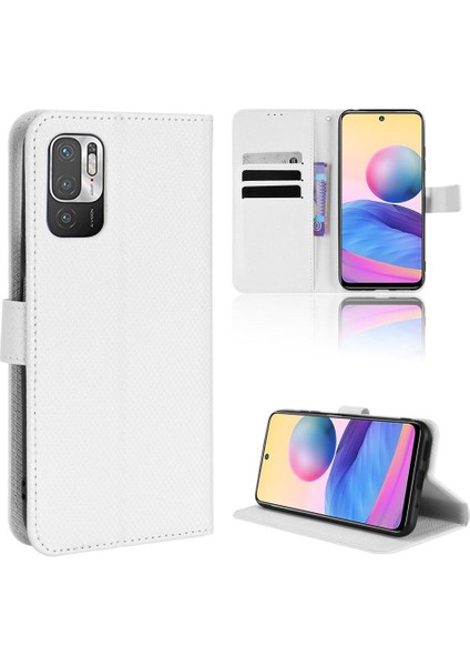 Xiaomi Redmi Not 10 5g Manyetik Cüzdan Kapak Kickstand Kart (Yurt Dışından)