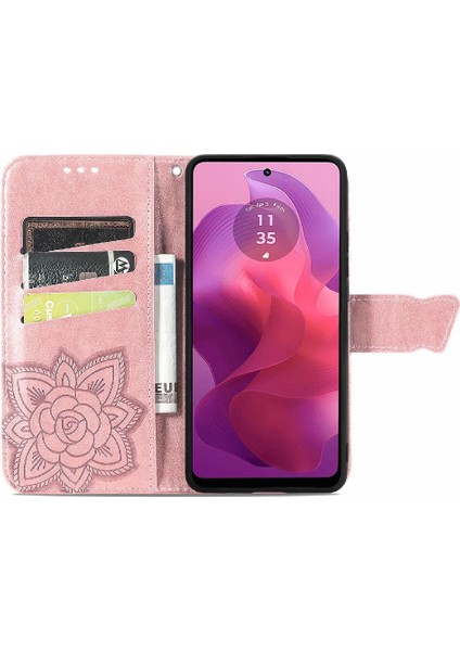 Motorola Moto G24 Kelebek Cüzdan Iş Kanat Çok Renkli (Yurt Dışından) fiyatları