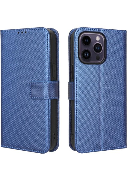 IPhone 14 Için Kılıf Pro Max Manyetik Cüzdan Kickstand Kart Tutucu Kapak (Yurt Dışından)