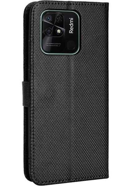 Xiaomi Redmi 10C Kart Tutucu Için Kickstand Manyetik Cüzdan Kapak (Yurt Dışından) fiyatları
