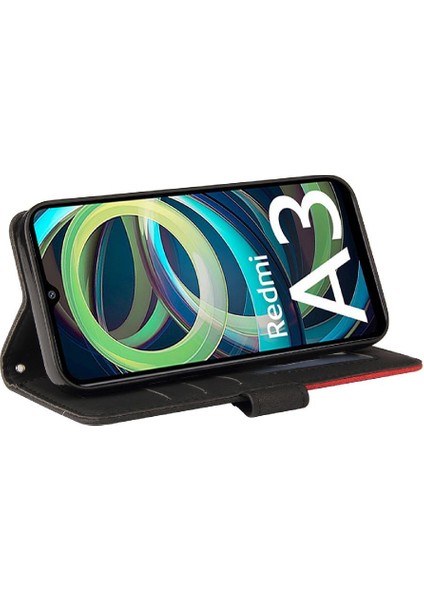 Xiaomi Redmi A3 Için Flip Case Pu Deri Flip Folio Kılıf Kickstand ile (Yurt Dışından) fırsatları