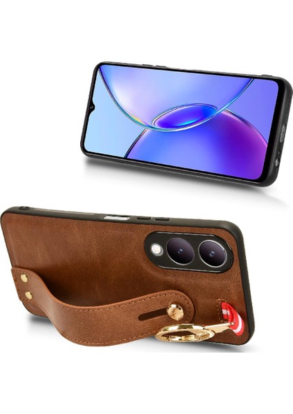 Vıvo Y17S 4g Kolaylık Bilek Kayışı Uyumluluk Premium Pu Için Kılıf (Yurt Dışından) fiyatları