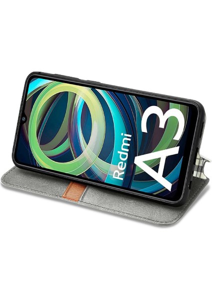 Xiaomi Redmi A3 Kılıf Için Kılıf Moda Tasarım Kapak Çevirin Cüzdan (Yurt Dışından) fırsatları