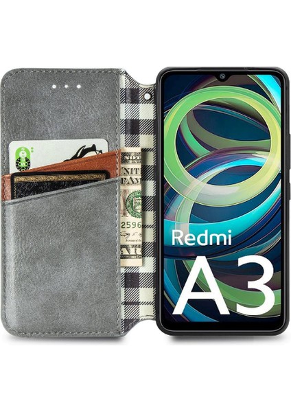 Xiaomi Redmi A3 Kılıf Için Kılıf Moda Tasarım Kapak Çevirin Cüzdan (Yurt Dışından) indirimleri