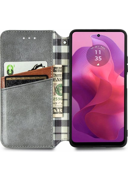 Motorola Moto G24 Zarif Iş Moda Tasarım Cüzdan Kılıf (Yurt Dışından) indirimleri