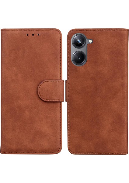 Oppo Realme 10 Pro 5g Kart Yuvası Manyetik Premium Pu Deri Için Flip Case (Yurt Dışından)