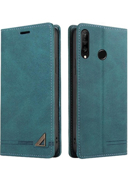 Huawei P30 Lite Için Kılıf/nova 4e Premium Deri Premium Deri Iki (Yurt Dışından)