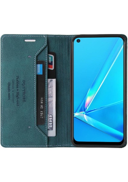 Oppo OPPO/A72/A92 Premium Deri Premium Deri Iki Kart Yuvası Için Kılıf (Yurt Dışından) indirimleri