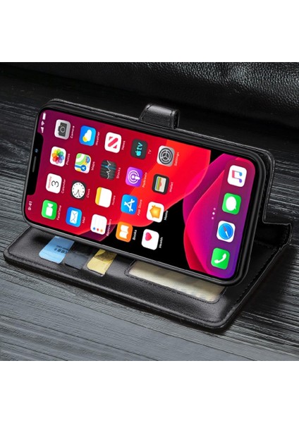 IPhone 11 Için Kılıf Pro Max Zarif Iş Cüzdan Fonksiyonu Deri (Yurt Dışından)