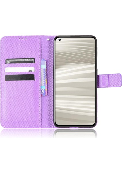 Realme Gt 2 Pro Için Kılıf Kapak Kart Tutucu Kickstand Manyetik Cüzdan (Yurt Dışından) modelleri