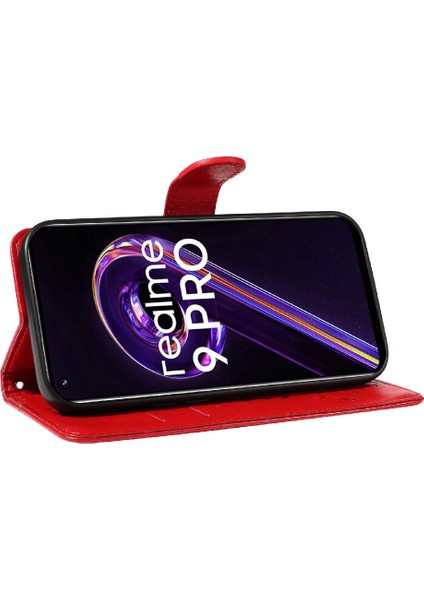 Realme 9 Pro Kabartmalı Kelebek Cüzdan Telefon Kılıfı Için El ve (Yurt Dışından) indirimleri