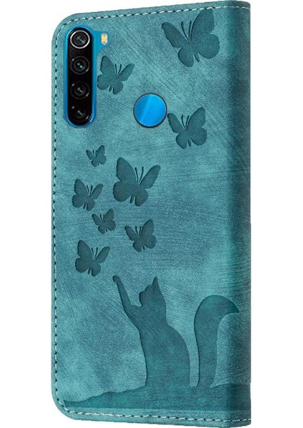 Xiaomi Redmi Not 8 Için Kılıf Cüzdan Kılıf Kart Cep Kabartmalı Kelebek (Yurt Dışından) indirimleri