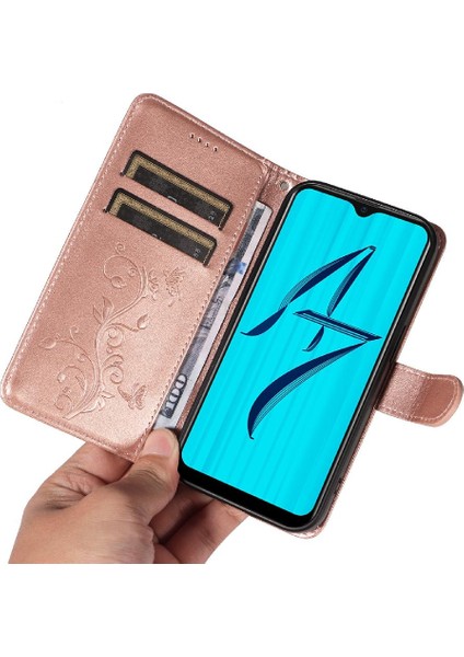 Oppo A7/A5S El Kayışı ve Kart Yuvası ile Yüksek Kaliteli Deri Kılıf (Yurt Dışından) indirimleri