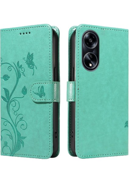 Oppo A98 5g Için Kılıf ve El Kayışı Yüksek Kaliteli Deri ile Kart Yuvası (Yurt Dışından)