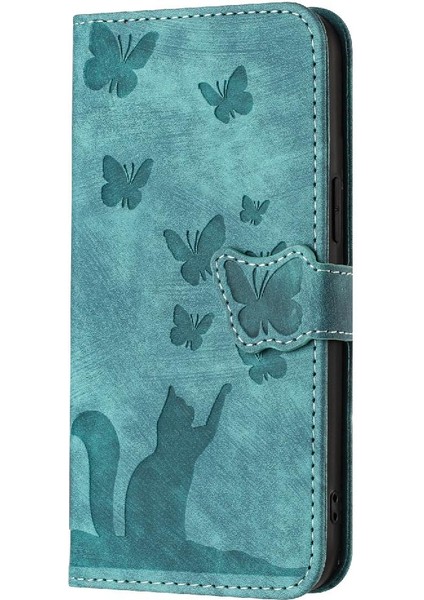 Xiaomi Redmi A3 Kart Cep Flip Folio Kabartmalı Kelebek Kedi (Yurt Dışından) modelleri