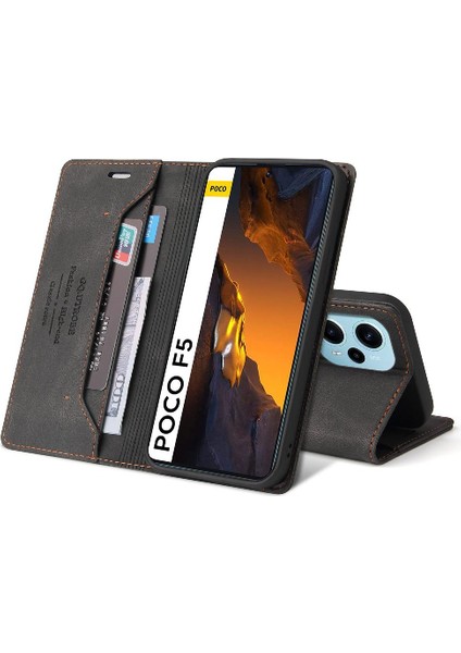 Xiaomi Poco F5 5g Için Iki Kart Yuvaları Premium Deri Kickstand (Yurt Dışından) fırsatları