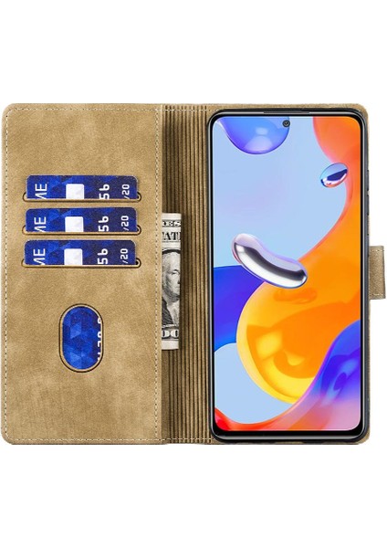 Xiaomi Redmi Için Not 12 4g Tutucu Kapak Cüzdan Kılıf Kabartmalı Sevimli (Yurt Dışından)