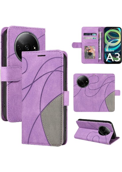 Xiaomi Redmi A3 Için Flip Case Pu Deri Flip Folio Kılıf Kickstand ile (Yurt Dışından) fiyatları