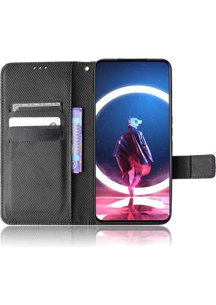 Nubia Kırmızı Sihirli 7 Pro Için Kılıf Kapak Kickstand Kart Tutucu Manyetik Cüzdan (Yurt Dışından)